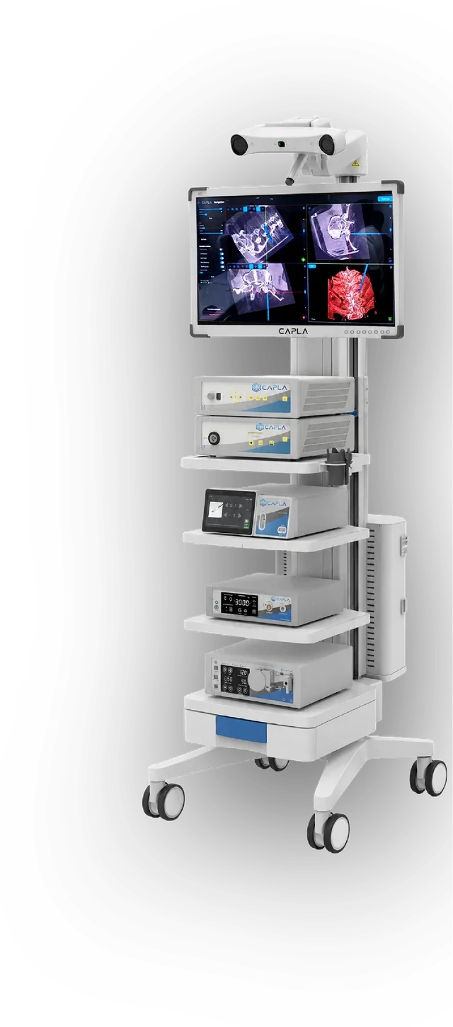 Capla Cordis endoscopic spine tower
